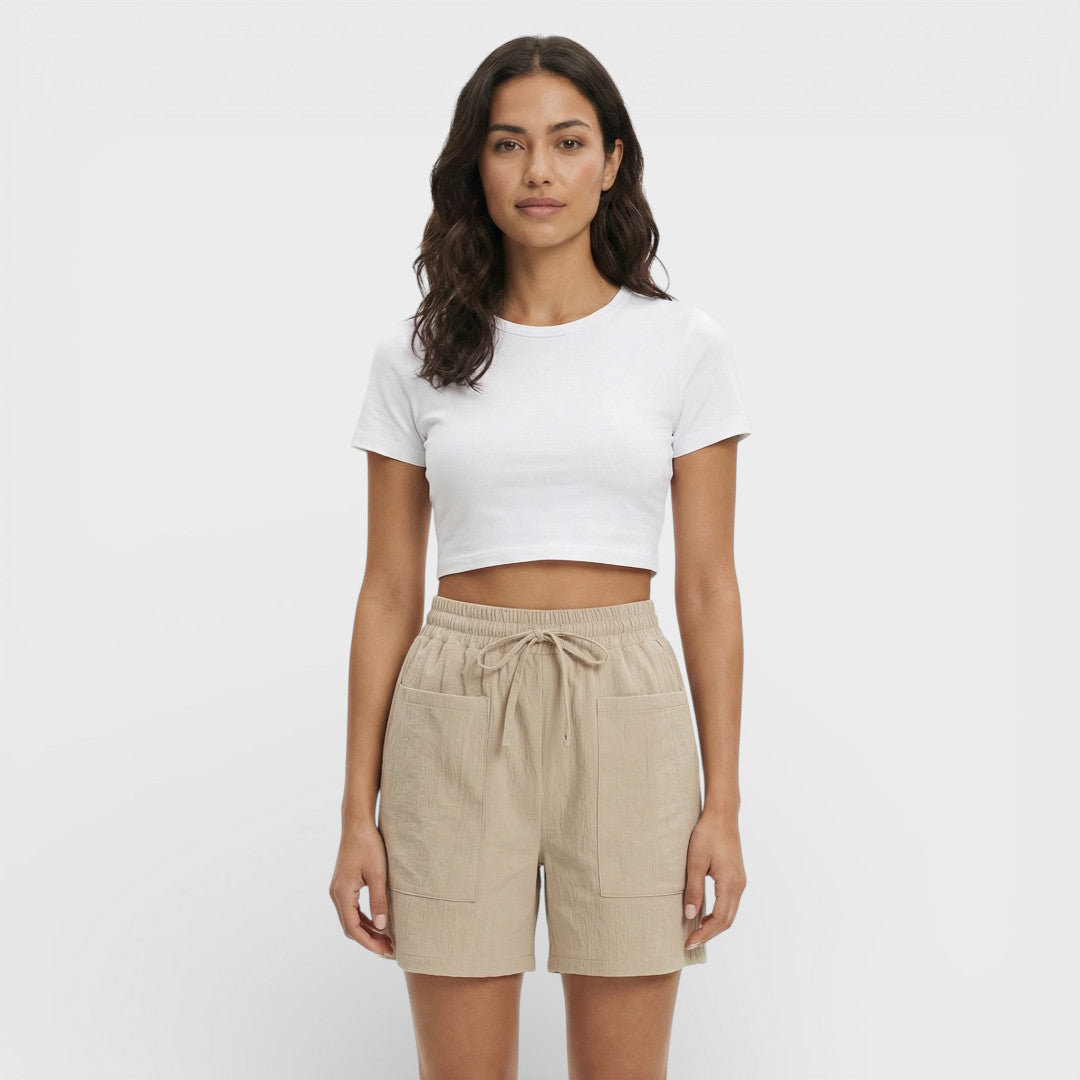 High-Waisted Loose Women's Shorts