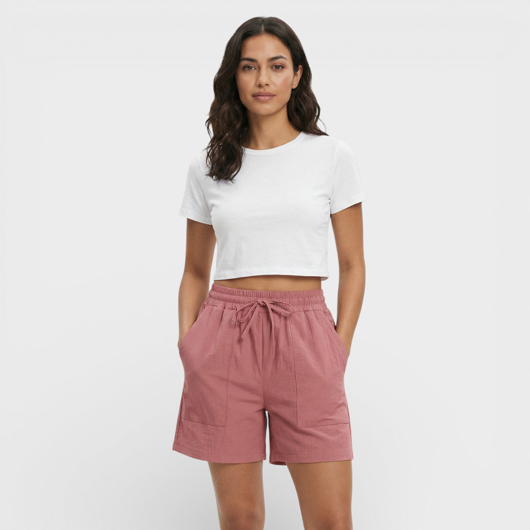 High-Waisted Loose Women's Shorts