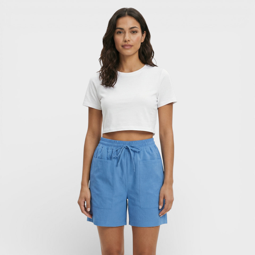 High-Waisted Loose Women's Shorts