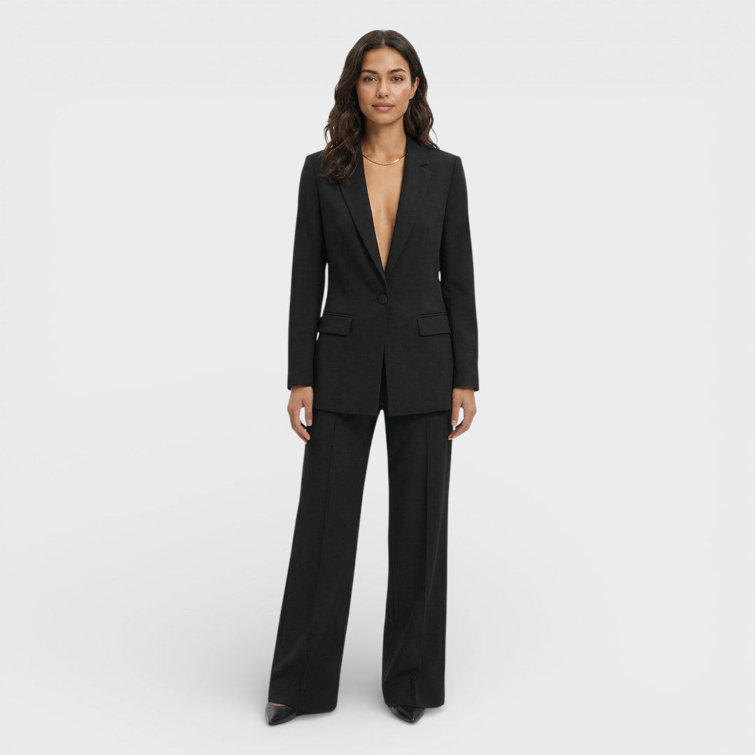 Blazer and Tailored Pants Set