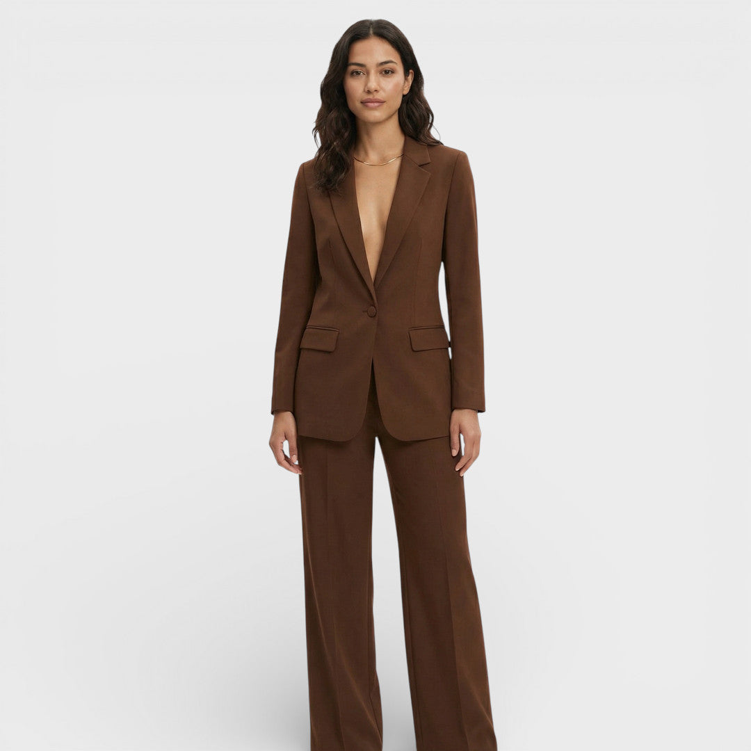 Blazer and Tailored Pants Set