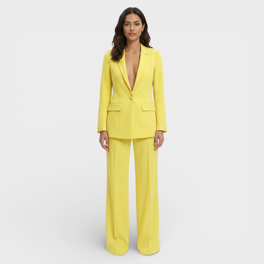 Blazer and Tailored Pants Set