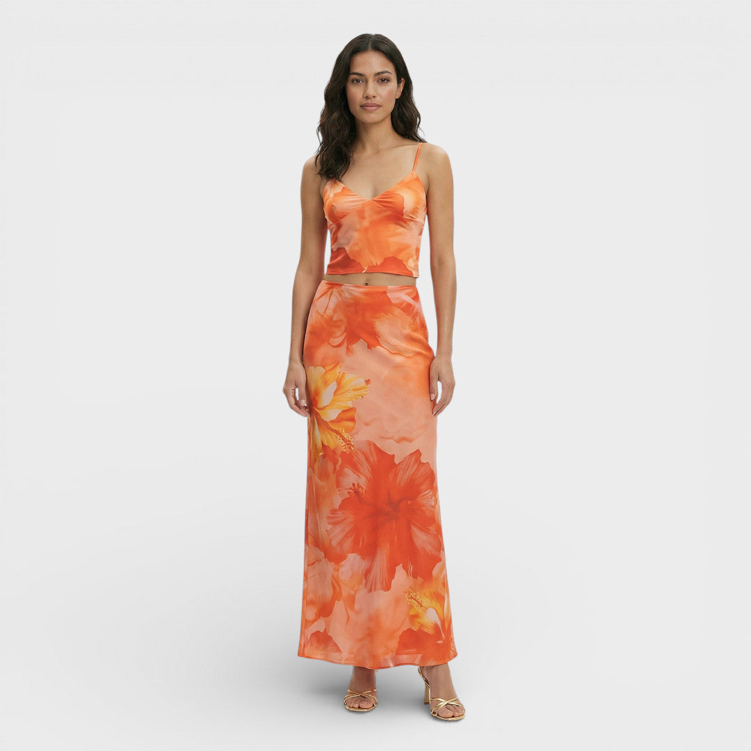 Tie-Dye Maxi Two-Piece Set