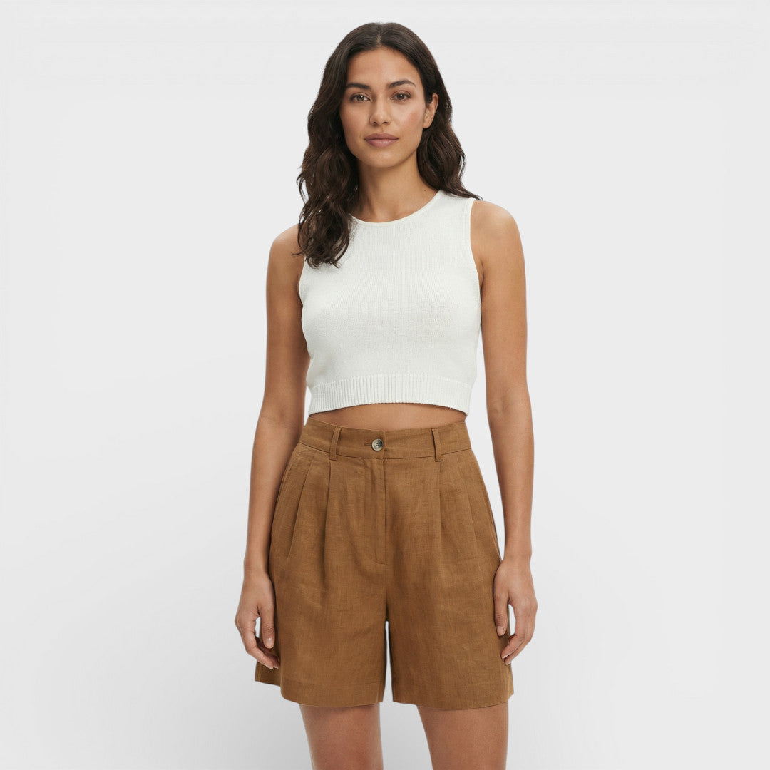 Short Linen Socks for Women