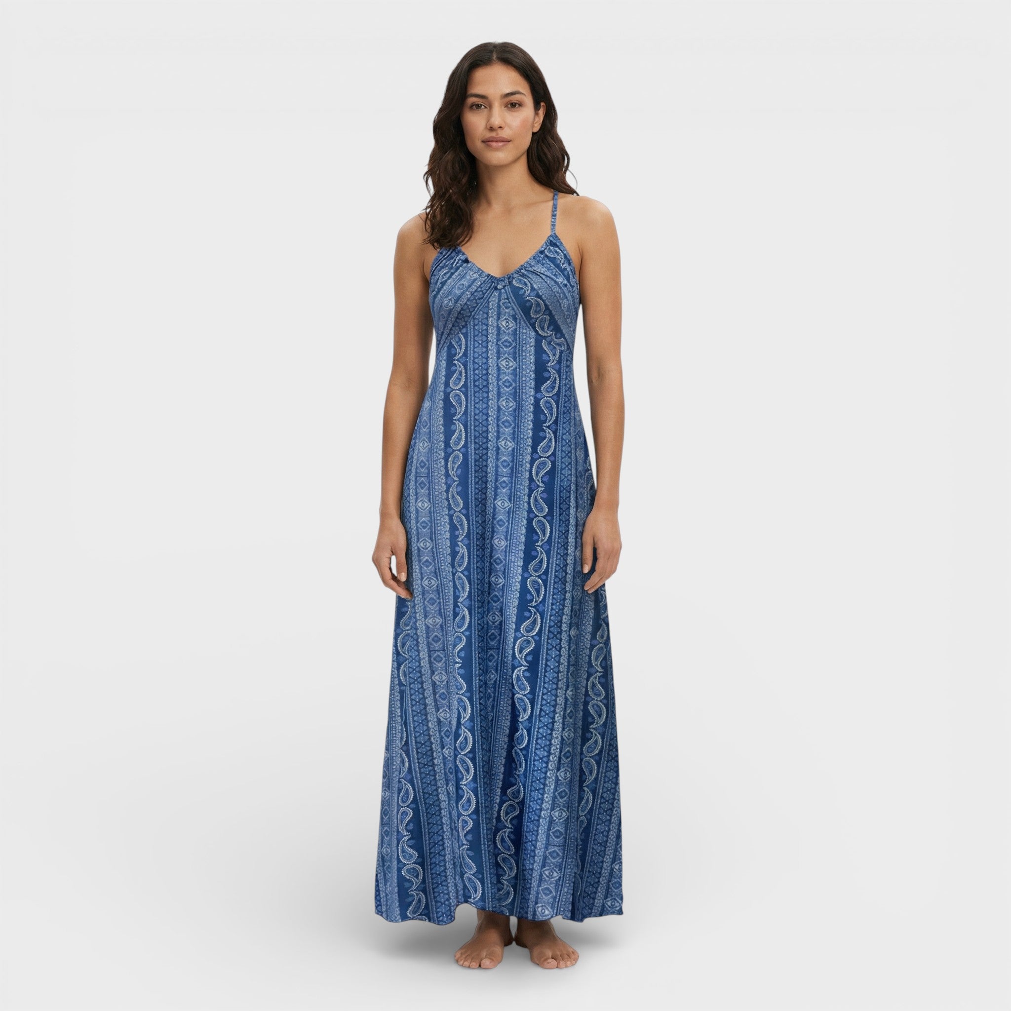 Bohemian Long Printed Dress