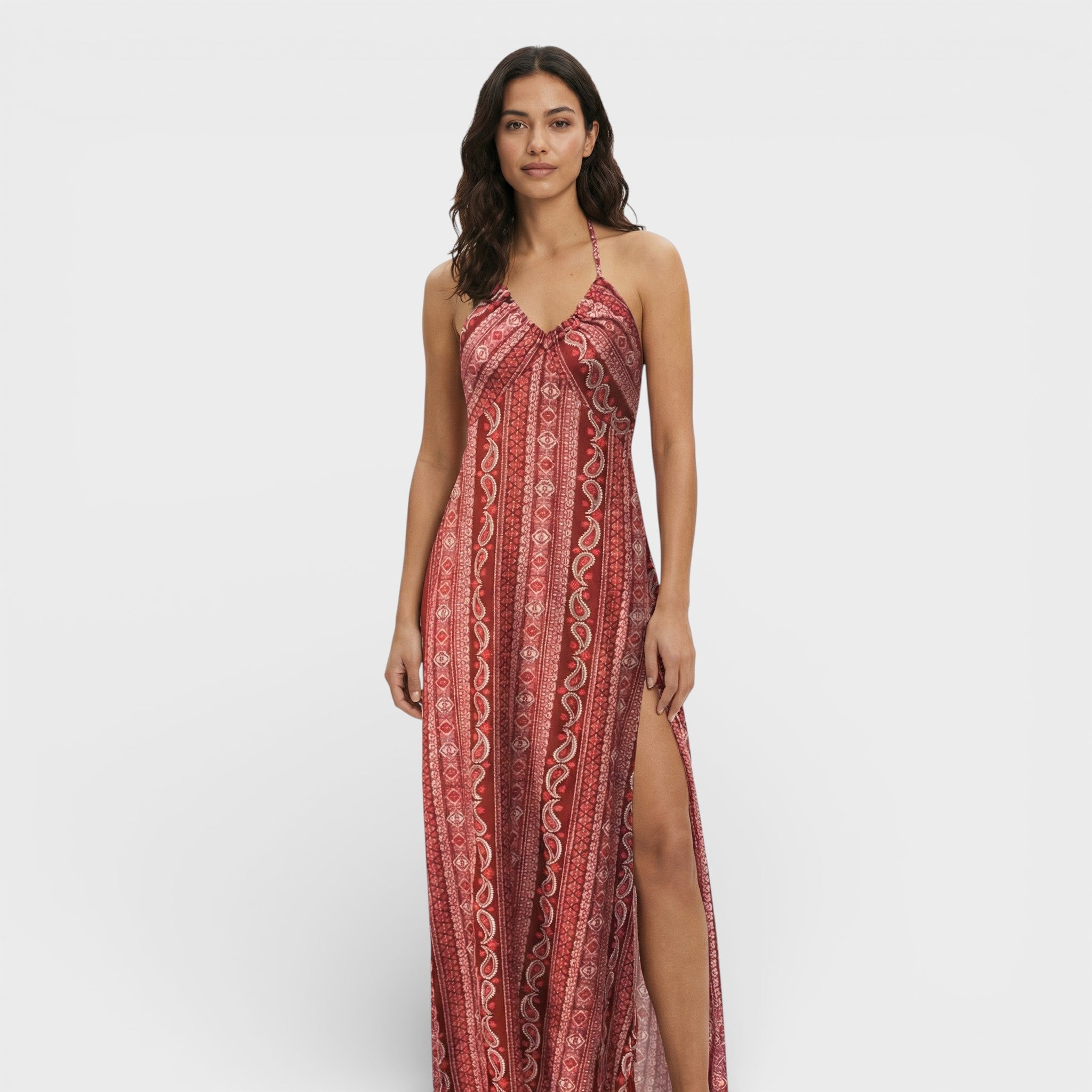 Bohemian Long Printed Dress