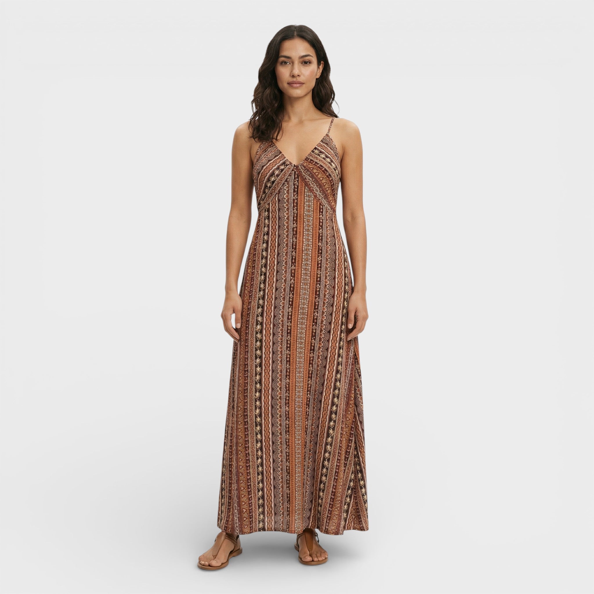 Bohemian Long Printed Dress