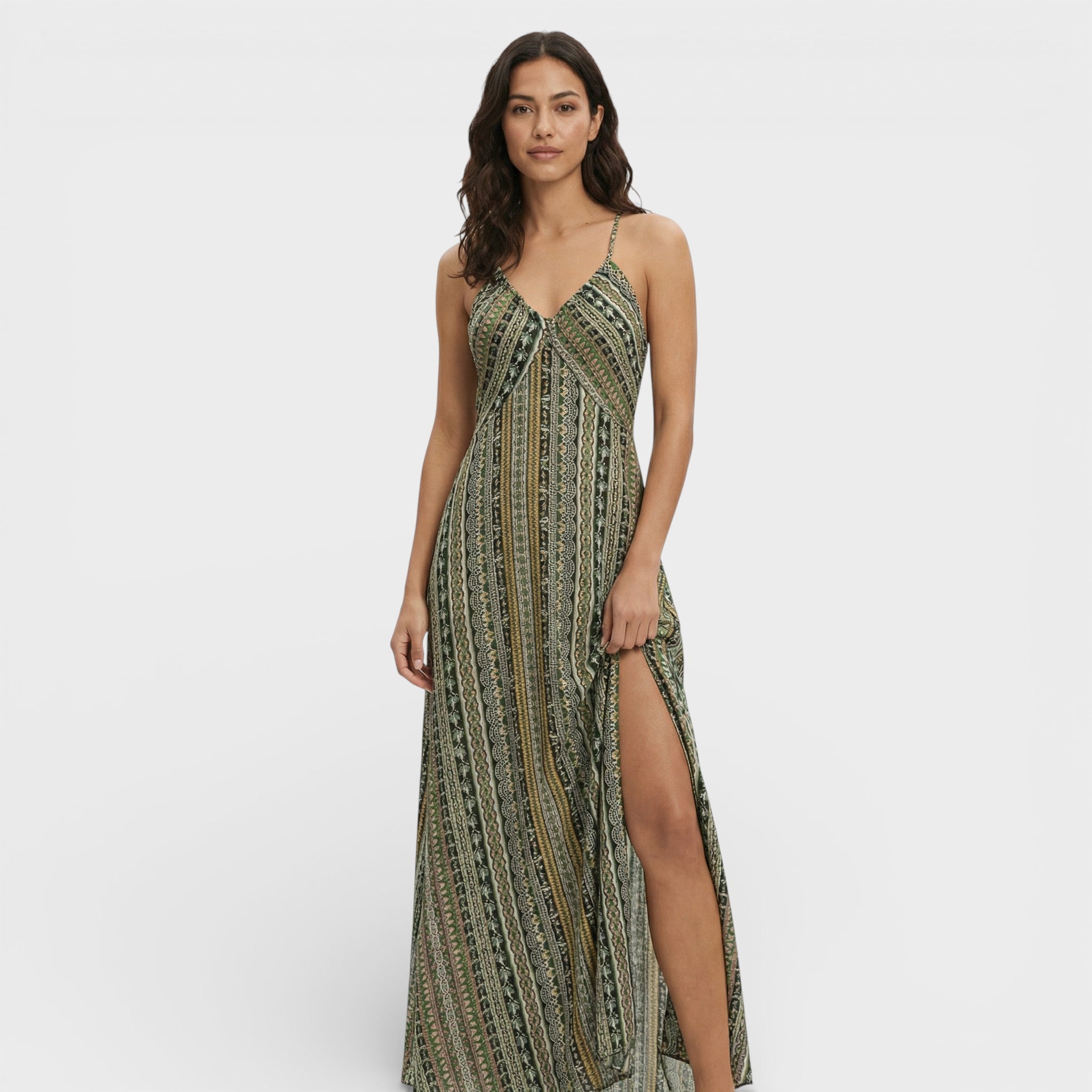 Bohemian Long Printed Dress