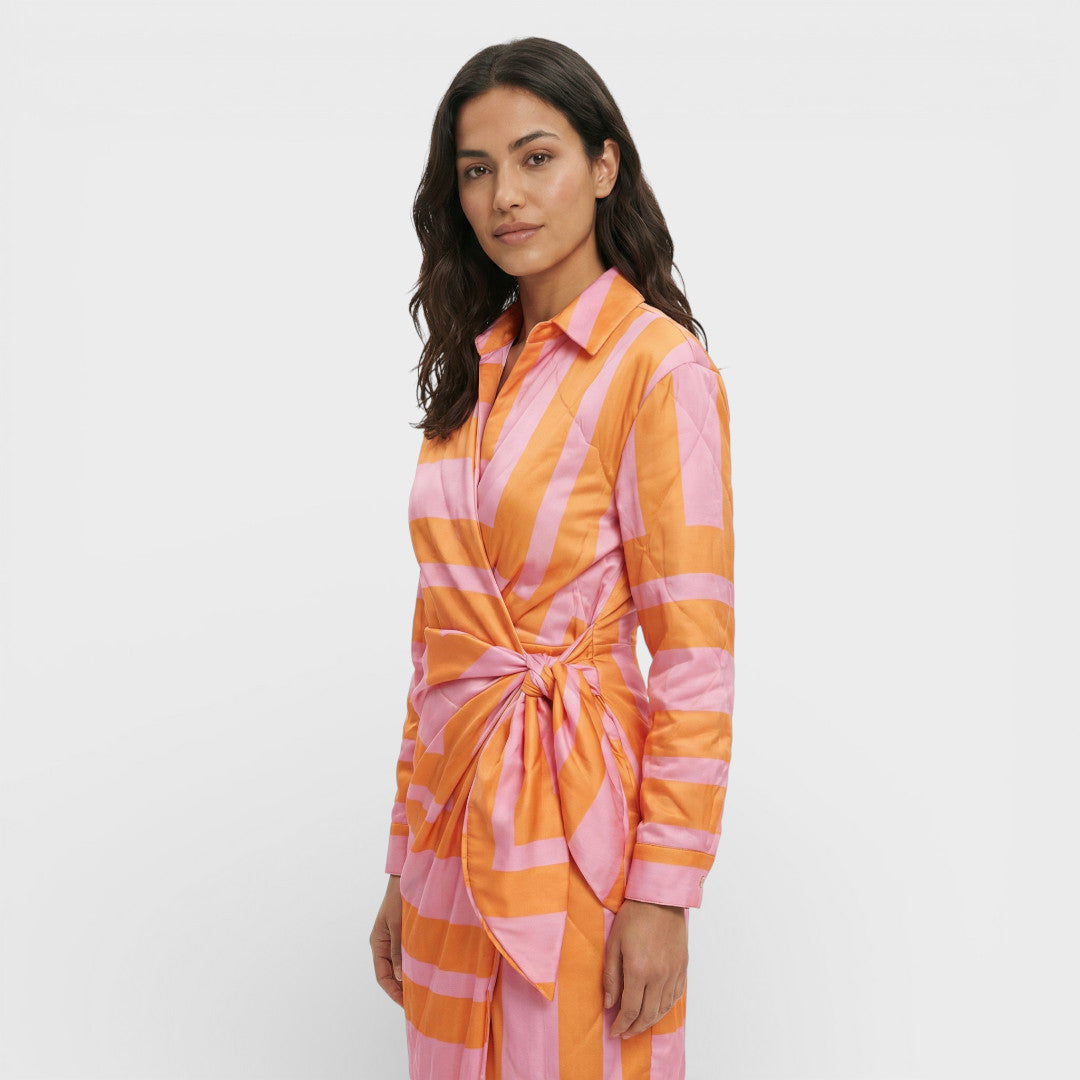 Colorful Crossed Maxi Dress
