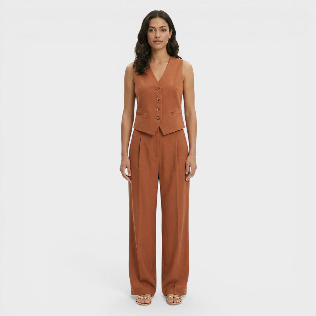 Women's Set Vest Office Pants