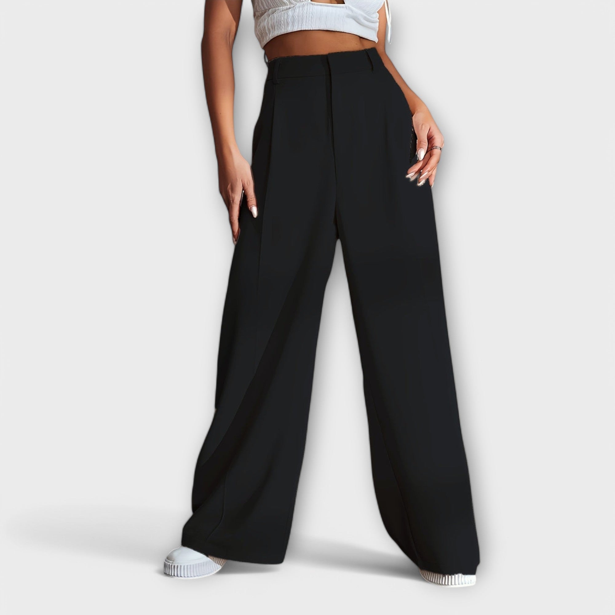Iara | High-Waisted Wide-Leg Pants