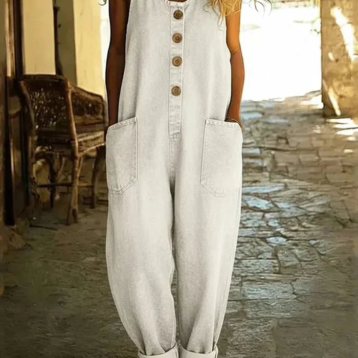 Valeria | Vintage Style Denim Overall